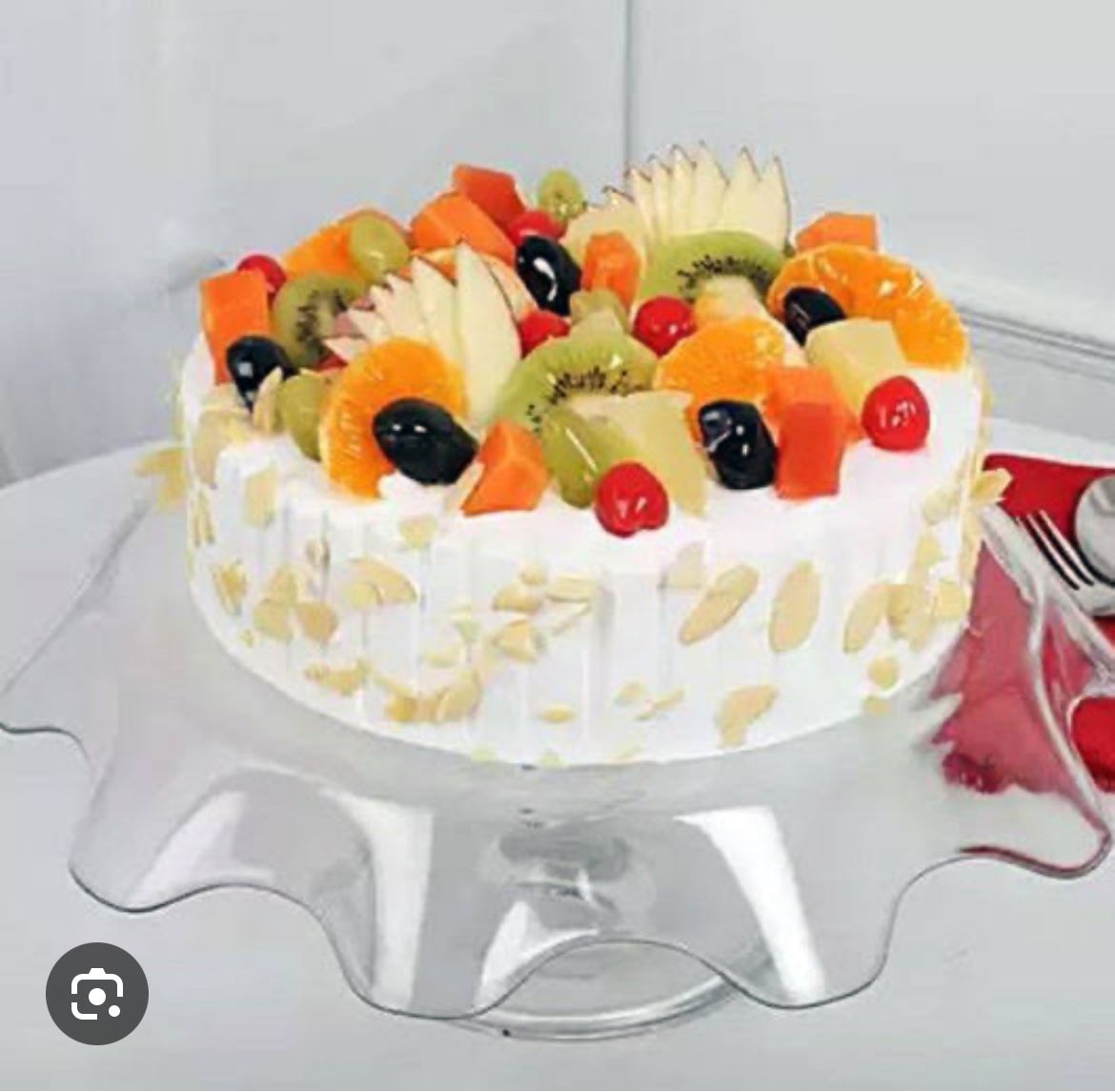 fresh fruits cake