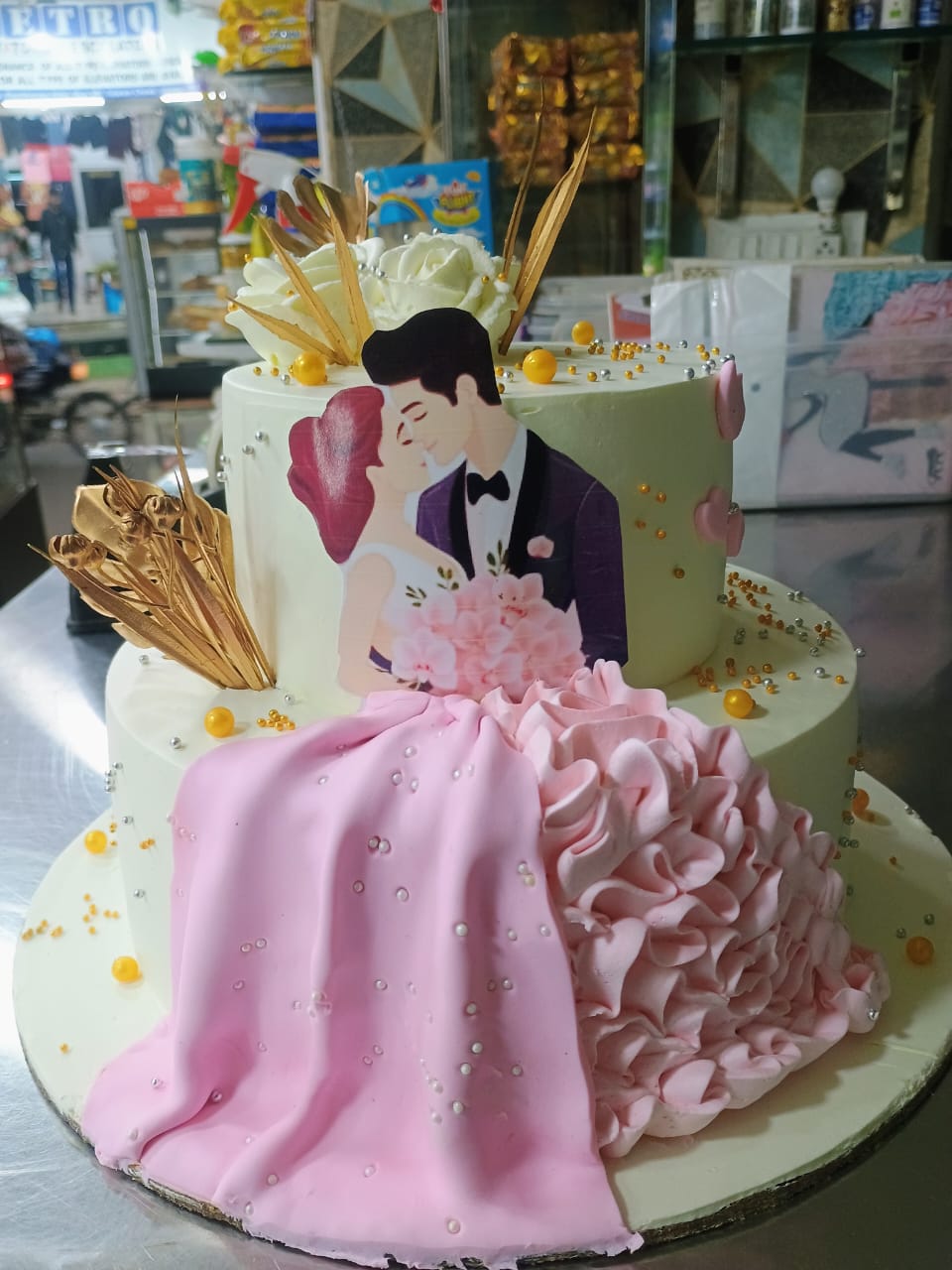 ring ceremony cake